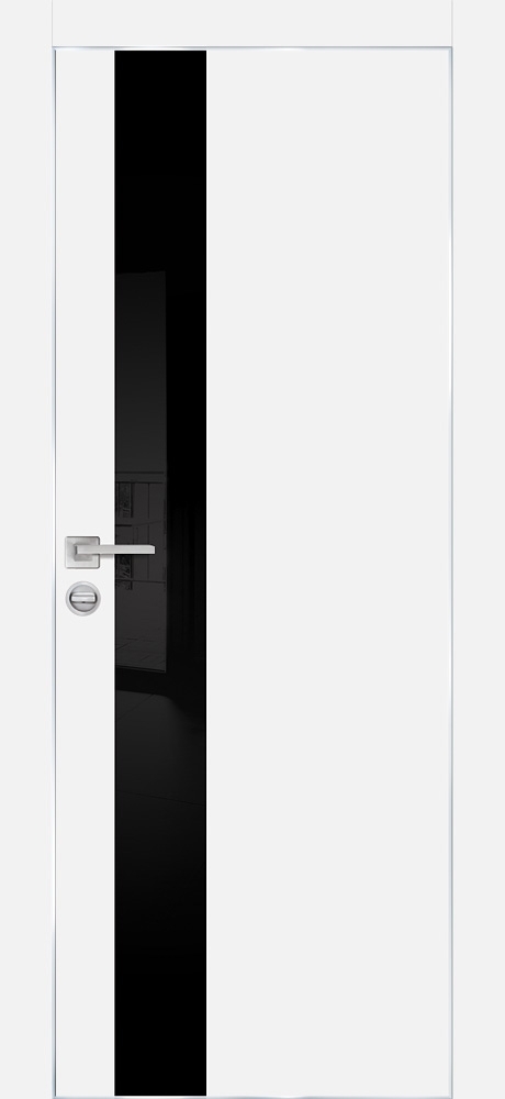 Фото Межкомнатная дверь PX-10  AL кромка с 4-х ст. Белый матовый