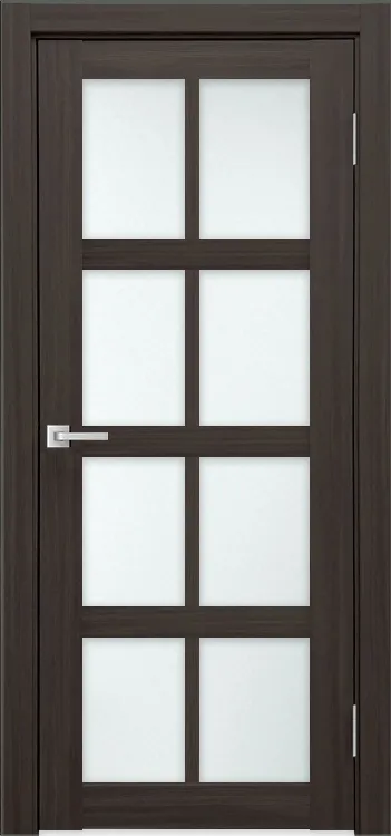 Фото Межкомнатная дверь Легенда К-8 тон Грей Остекление Сатинат белое